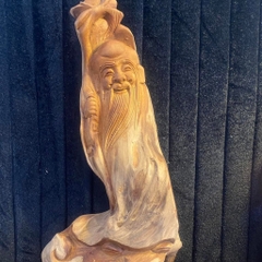 Tượng ông thọ ( Tiên Ông ) gỗ hoàng đàn thơm ngọt Tượng ông thọ ( Tiên Ông ) gỗ hoàng đàn thơm ngọt