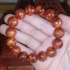 Vòng Gỗ Nu Huyết Long 14mm Loại Đẹp Vòng Gỗ Nu Huyết Long 14mm Loại Đẹp