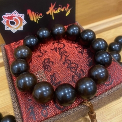 Vòng Tay Gỗ Mun Sừng Khánh Hòa Núi Rừng 16mm Vòng Tay Gỗ Mun Sừng Khánh Hòa Núi Rừng 16mm