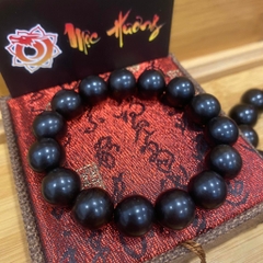 Vòng Tay Gỗ Mun Sừng Khánh Hòa Núi Rừng 14mm Vòng Tay Gỗ Mun Sừng Khánh Hòa Núi Rừng 14mm