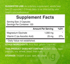 Deal Supplement Magnesium Glycinate 1000mg With Vitamin C (240 Viên)