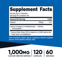 Nutricost HMB 500mg (120 Viên)