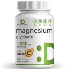 Deal Supplement Magnesium Glycinate 1000mg With Vitamin C (240 Viên)