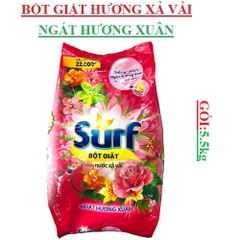 Bột giặt Surf hương nước xả vải túi (5-:-6)kg
