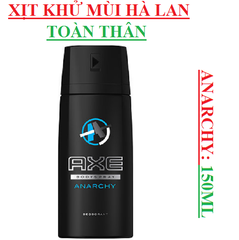 Xịt khử mùi toàn thân Axe hà lan 150ml/chai Anarchy, Marine, Musk