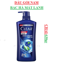 Dầu gội nam Clear men chai (600-:-650)gr