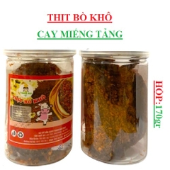 Thịt bò khô tảng Thanh Mai Phát hộp 170gr