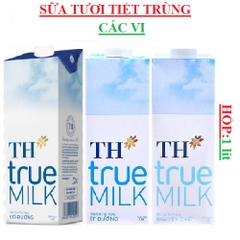 Sữa Tươi Tiệt Trùng TH True Milk  Hộp 1 lít