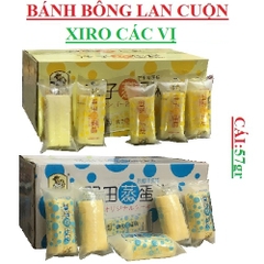 Bánh bông lan siro xoài, siro phomai LEISURE FARM cái 57gr