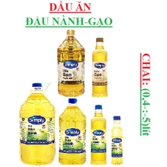 Dầu đậu nành, gạo lứt simply