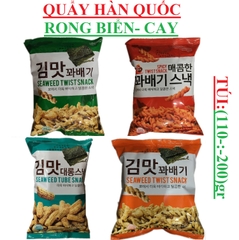 Quẩy rong biển hàn quốc , quẩy cay hàn quốc (110-140-200)gr