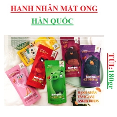 Hạnh nhân Hàn quốc tẩm mật ong Angry birds gói 180gr