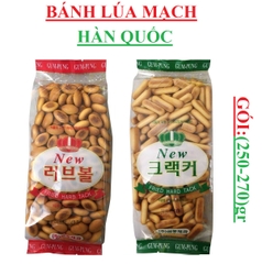 Bánh quy lúa mạch newcracker gumpung túi (250-:- 270)gr