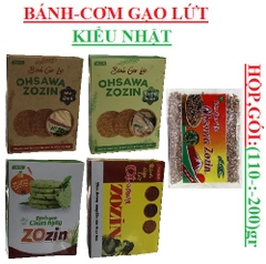 Bánh gạo lứt, cơm gạo lứt kiểu nhật zozin Hải việt