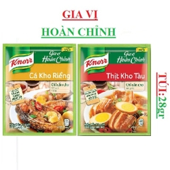 Gia vị hoàn chỉnh Thịt kho tàu, cá kho riềng Knorr 28g