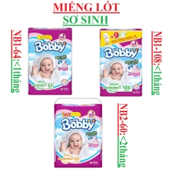 Miếng lót bobby, Newborn1 (64), Newborn1 (108), newborn2 (40),Newborn2(60)