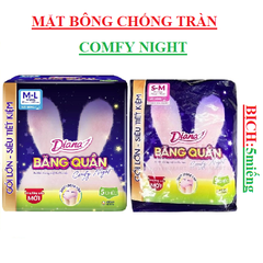 Băng quần mặt bông đêm chống tràn Diana comfy night 5 chiếc size S-M5, M-L5
