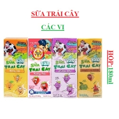 Sữa trái cây Kun hộp 180ml