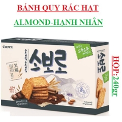 Bánh quy hạt hàn quốc crown soboro cracker