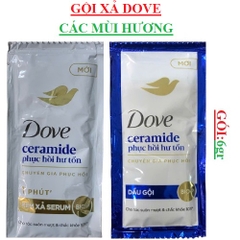 Dầu xả, dầu gội  dove dây gói ( 5-:-7)gr