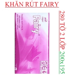 Giấy ăn rút Fairy 280 tờ 200x195mm