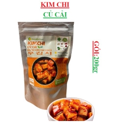 Kim chi củ cải Hoàng Minh gói 200gr