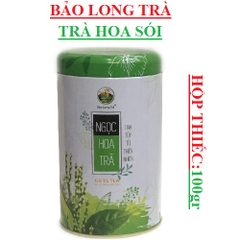 Trà hoa sói (ngọc hoa trà) Bảo Long trà hộp thiếc