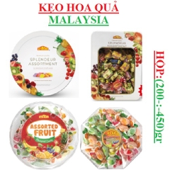 Kẹo hỗn hợp hoa quả Rinda Assorted fruit flavoured candy Malaysia