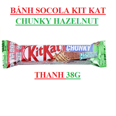 Bánh Socola Kitkat chunky Hazelut 38g