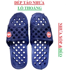 Dép táo nhỏ xốp nhựa dẻo có lỗ tròn size nhỏ (<=37)