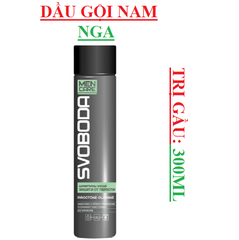 Dầu gội trị gầu Nga dành cho nam svoboda lọ 300ml đen