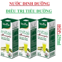 Nước dinh dưỡng tế bào mía (Mitaji cell cane juice) Lavina Lam sơn hộp 250ml