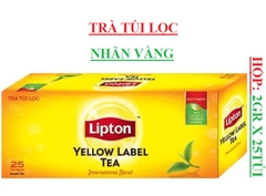 Trà túi lọc lipton nhãn vàng 2grx 25gói