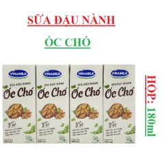 Sữa đậu nành óc chó, đậu đỏ, hạnh nhân vinamilk hộp 180ml