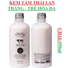 Kem tắm trắng và trẻ hóa da Q10 Scentio Milk Plus Thái lan