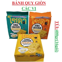 Bánh quy xốp cracker soda túi 400gr