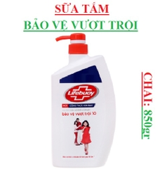 Sữa tắm lifebuoy chai 850gr, bảo vệ vượt trội, chăm sóc da, mát lạnh sảng khoái