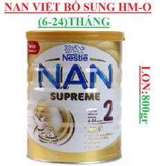 Sữa Nan Supreme số 2 lon 800gr dành cho trẻ (6-24) tháng tuổi