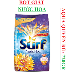 Bột giặt  surf 800gr hương chanh, hương xuân; 720gr quyến rũ, duyên dáng