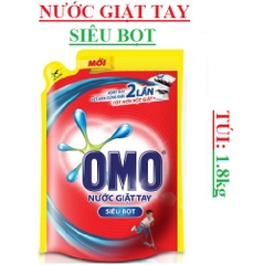 Nước giặt tay siêu bọt omo túi 1.8kg