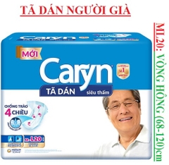 Tã dán người già bobby caryn M/L20; (vòng hông 68-122cm)