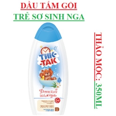 Dầu tắm gội trẻ sơ sinh Nga Tik Tak thảo mộc và pethanol 0+ chai 350ml