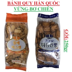 Bánh quy vừng, bơ chiên hàn quốc gumpung túi (250-:- 270)gr