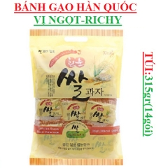 Bánh gạo richy hàn quốc túi