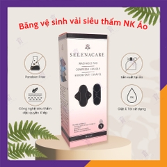 Băng vệ sinh vải siêu thấm Selenacare - nhập khẩu Áo - Pad 1 - Loại thường 22cm - siêu thấm 10 ml