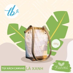 TÚI XÁCH BẸ CHUỐI CANVAS LÀ XANH