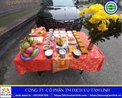 Mâm cúng xe Đầy Đủ
