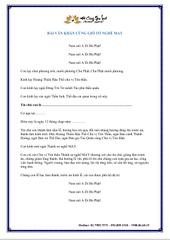 Mâm cúng giỗ tổ nghề may VIP 1 - Đầy Đủ