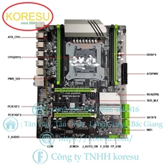 Bo Mạch Chủ X99 Mới Bộ Nhớ Máy Chủ DDR4 E5-2680 2678V3 2011-3 pin CPU sang trọng siêu X79 98001