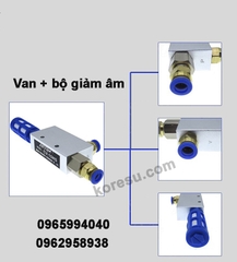 Van khí nén CV và bộ giảm âm .